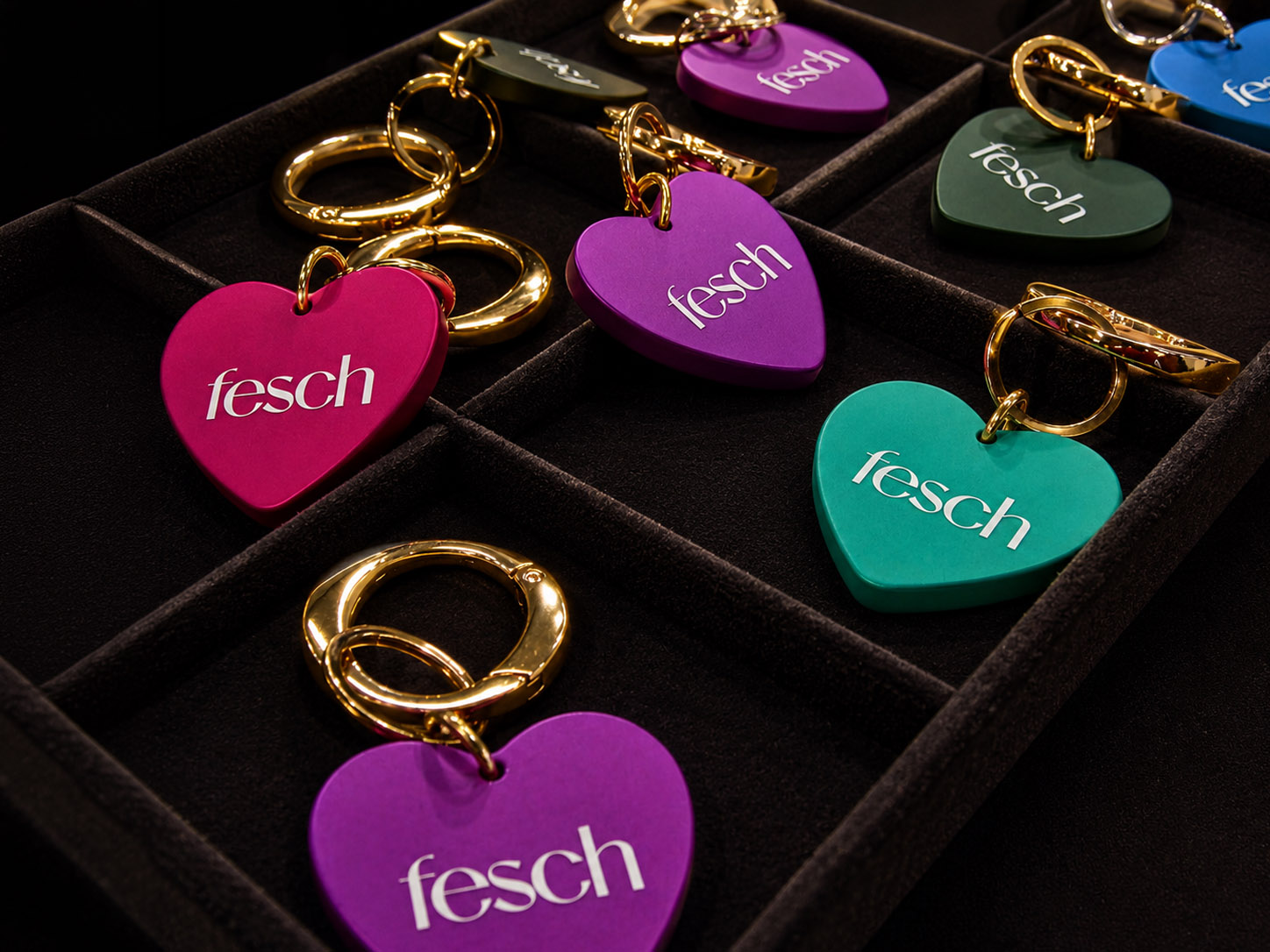 Private-Label-Herz mit Markenbotschaft